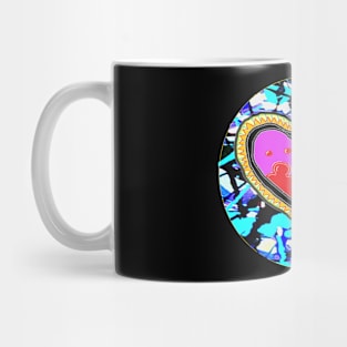 love Heart Art by LowEndGraphics Mug